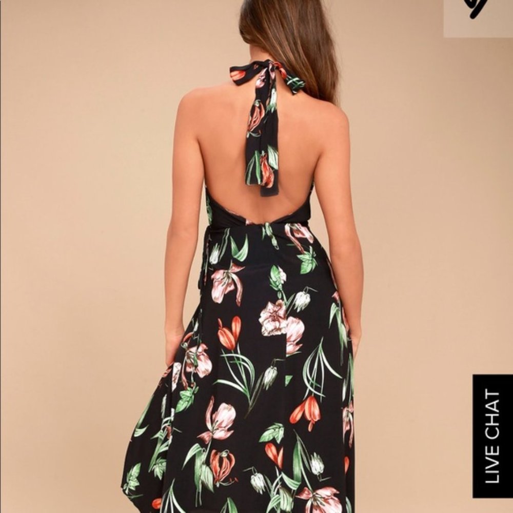 ASTR The Label Luciana Floral Wrap Dress - Picture 2 of 6